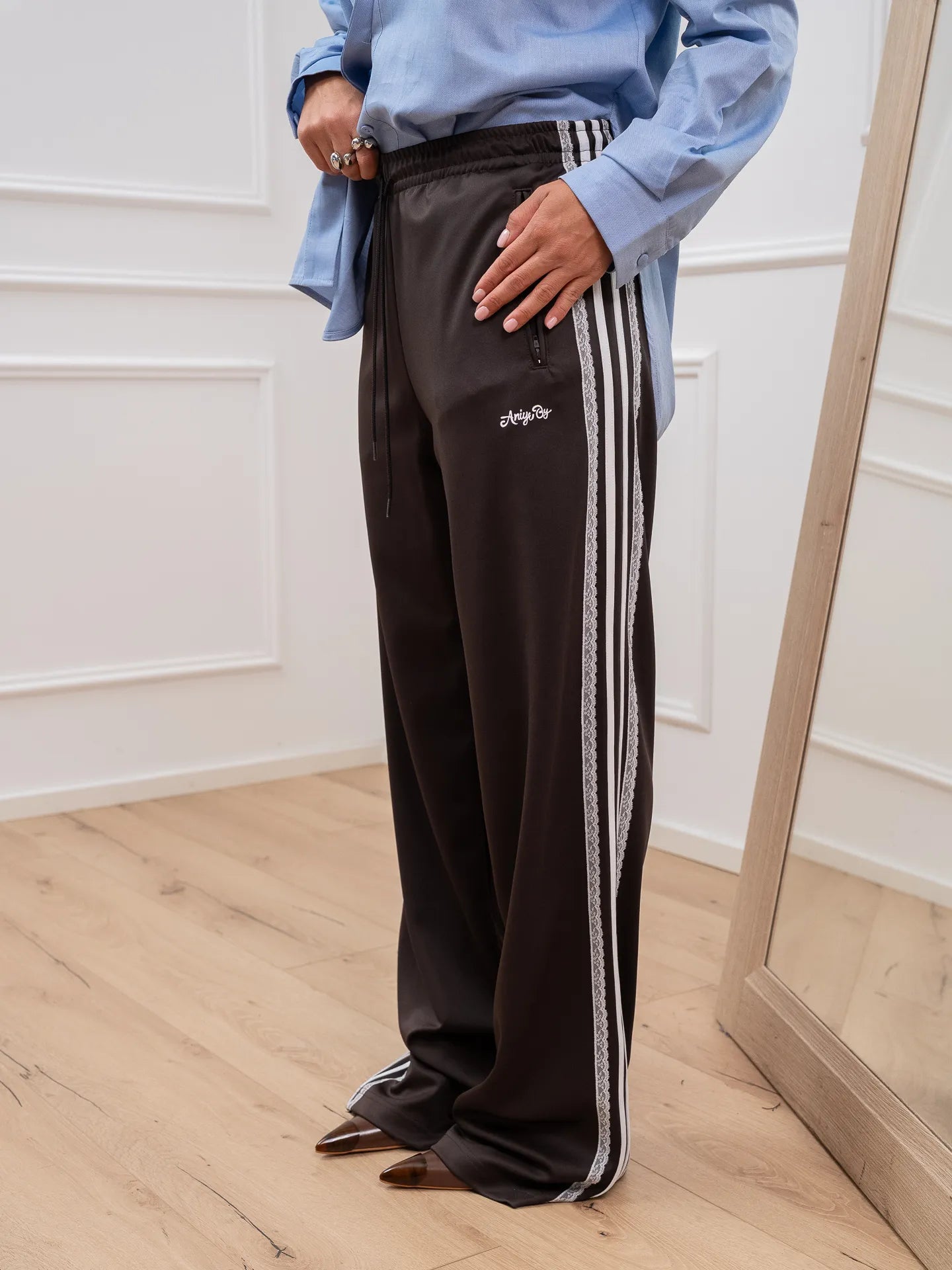 Pantaloni jogger Sienna moka - Aniye By