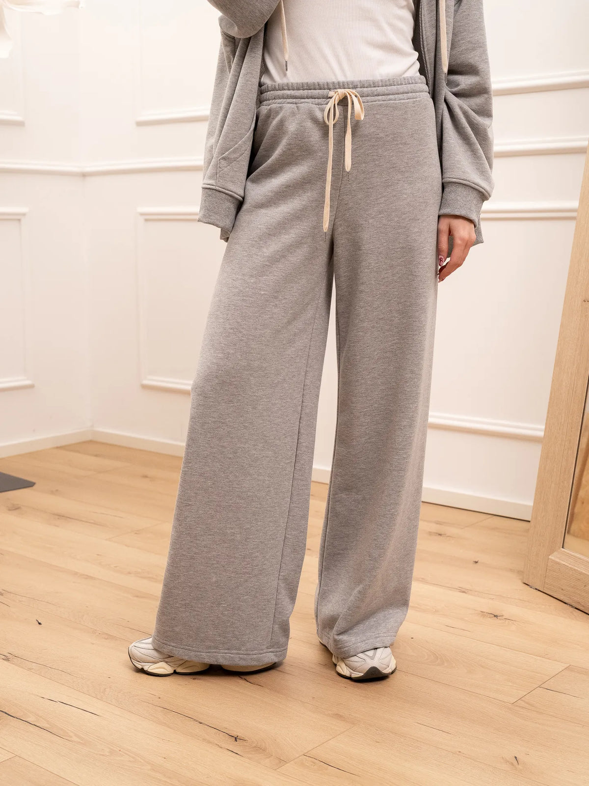 Pantaloni joggers grigio a palazzo - Vicolo