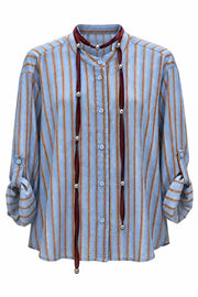 Camicia A Righe con Collana - HaveOne