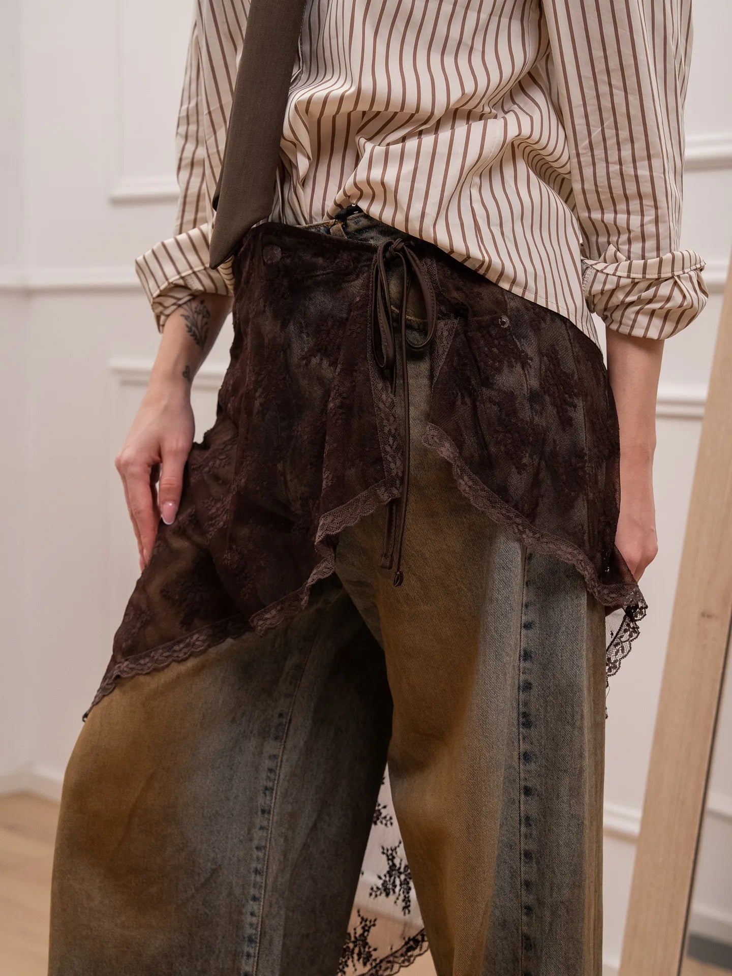 Pareo in pizzo moro - Philia Loft