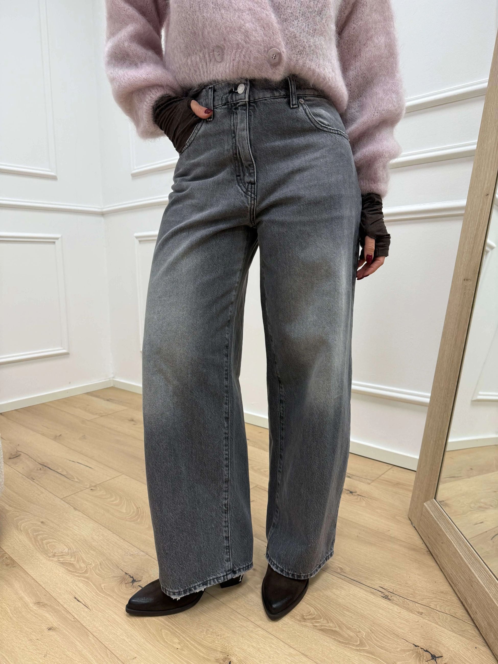 Jeans Bella denim grigio - HaveOne