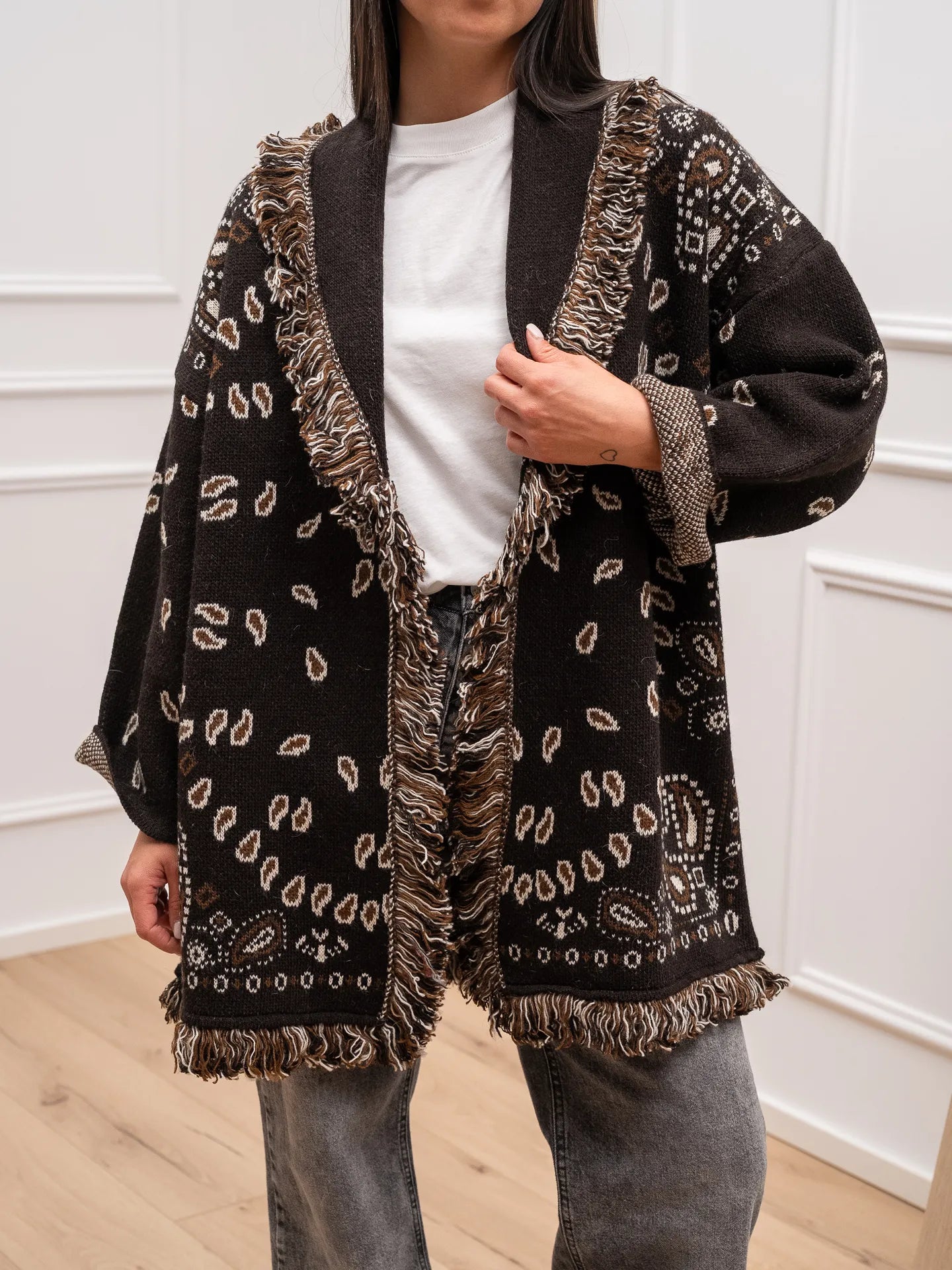 Cardigan etnico fondente - Tensione In