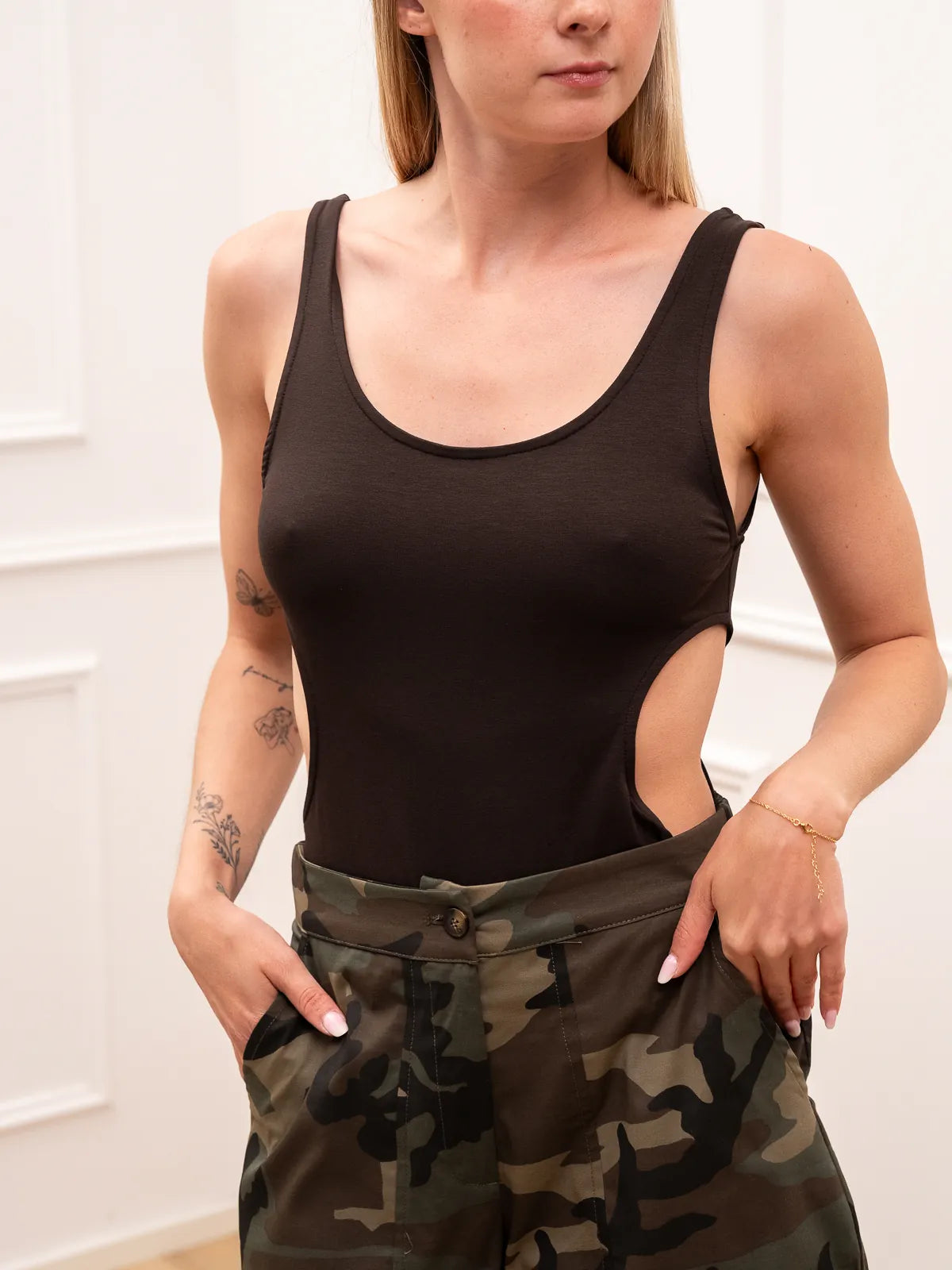 Body skimmy moro cut out - Vicolo