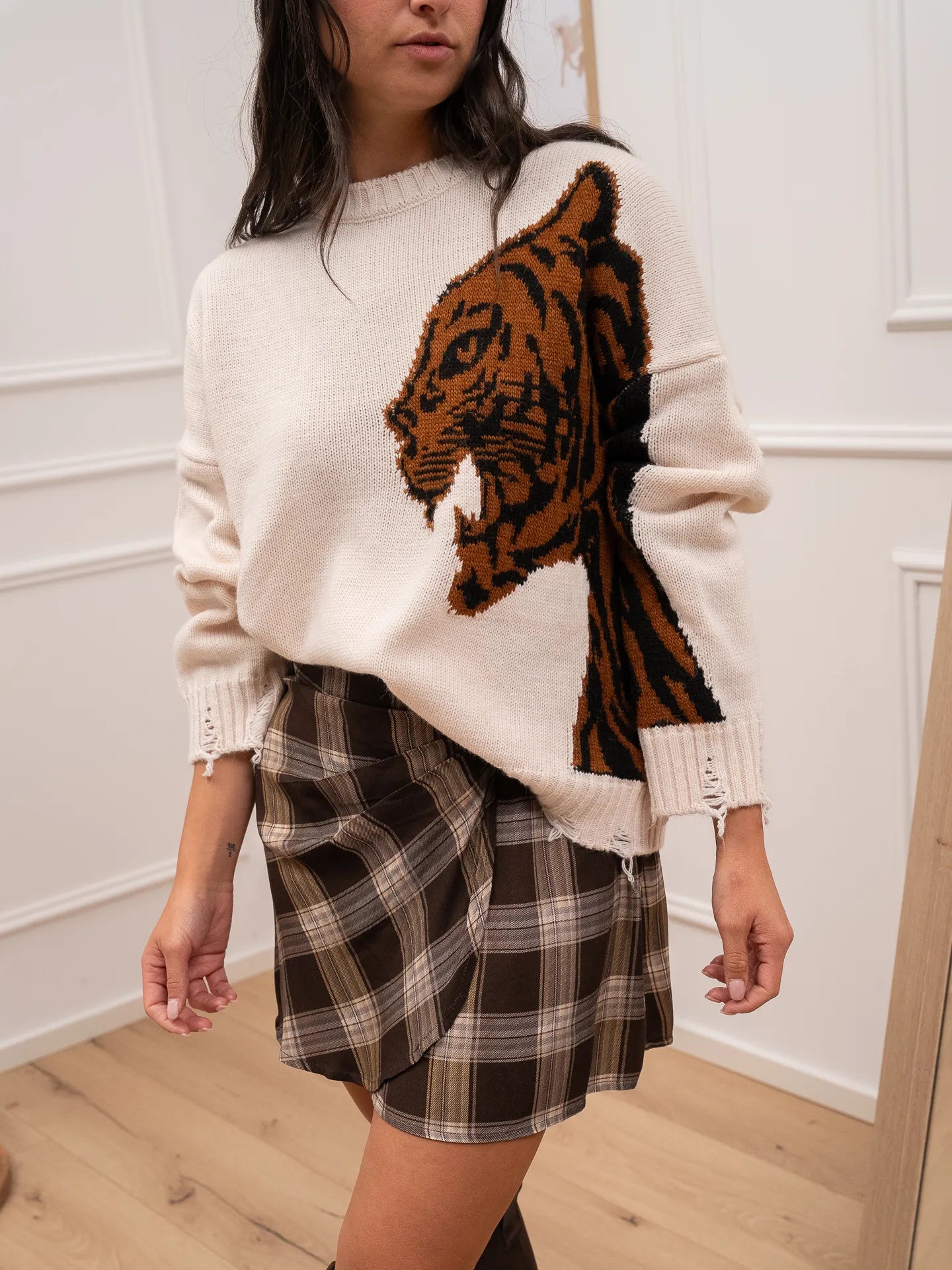 Maglia pasta con tigre destroy - HaveOne