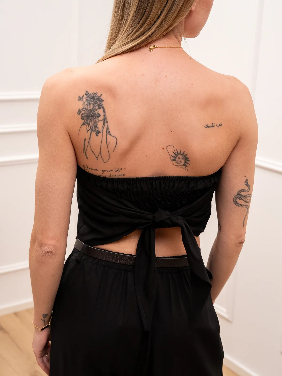Top Bandita nero a fazzoletto - HaveOne