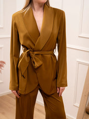 Giacca Essential bronzo con fusciacca - Silence Limited