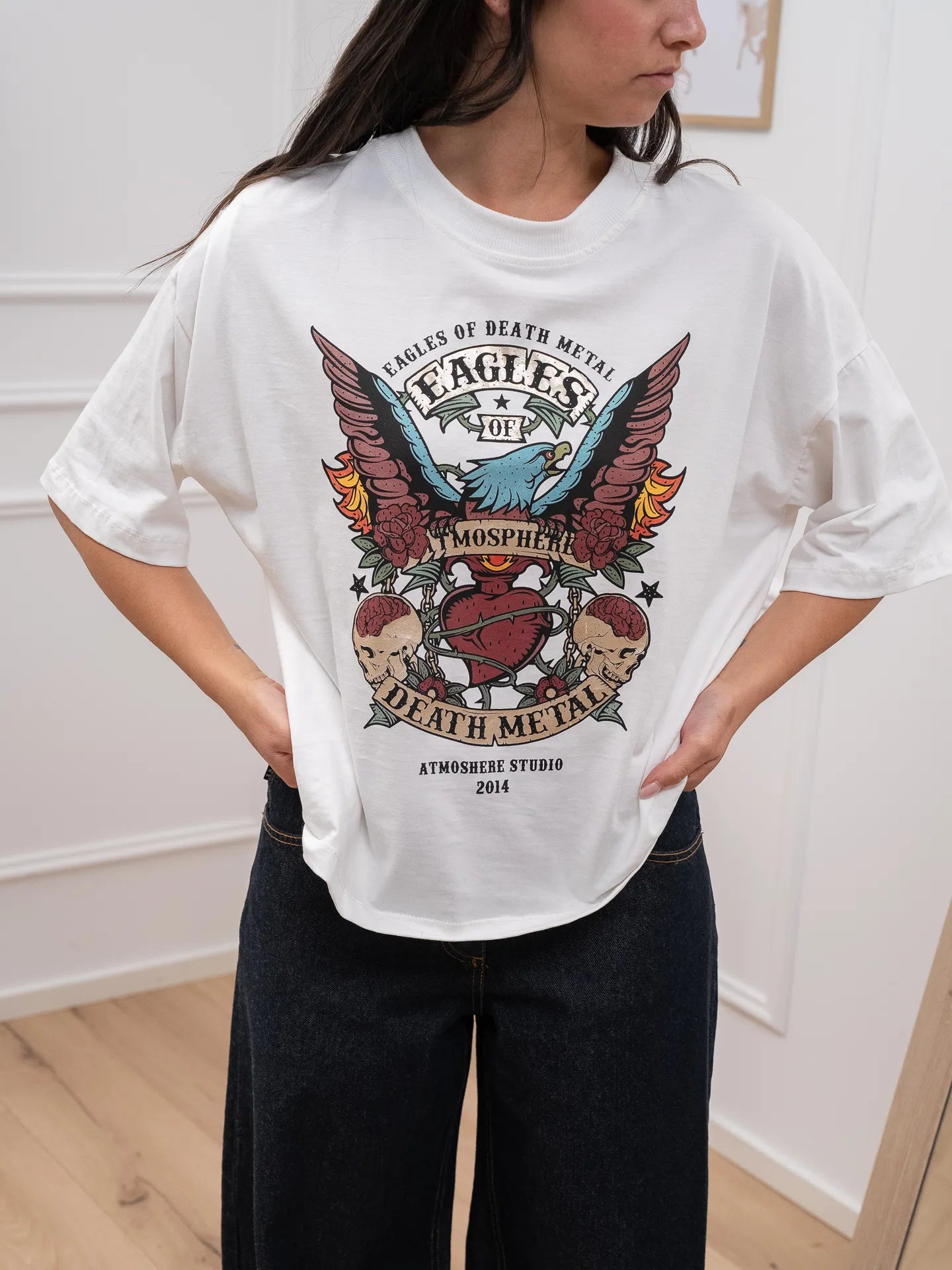 T shirt burro stampa Eagles - HaveOne