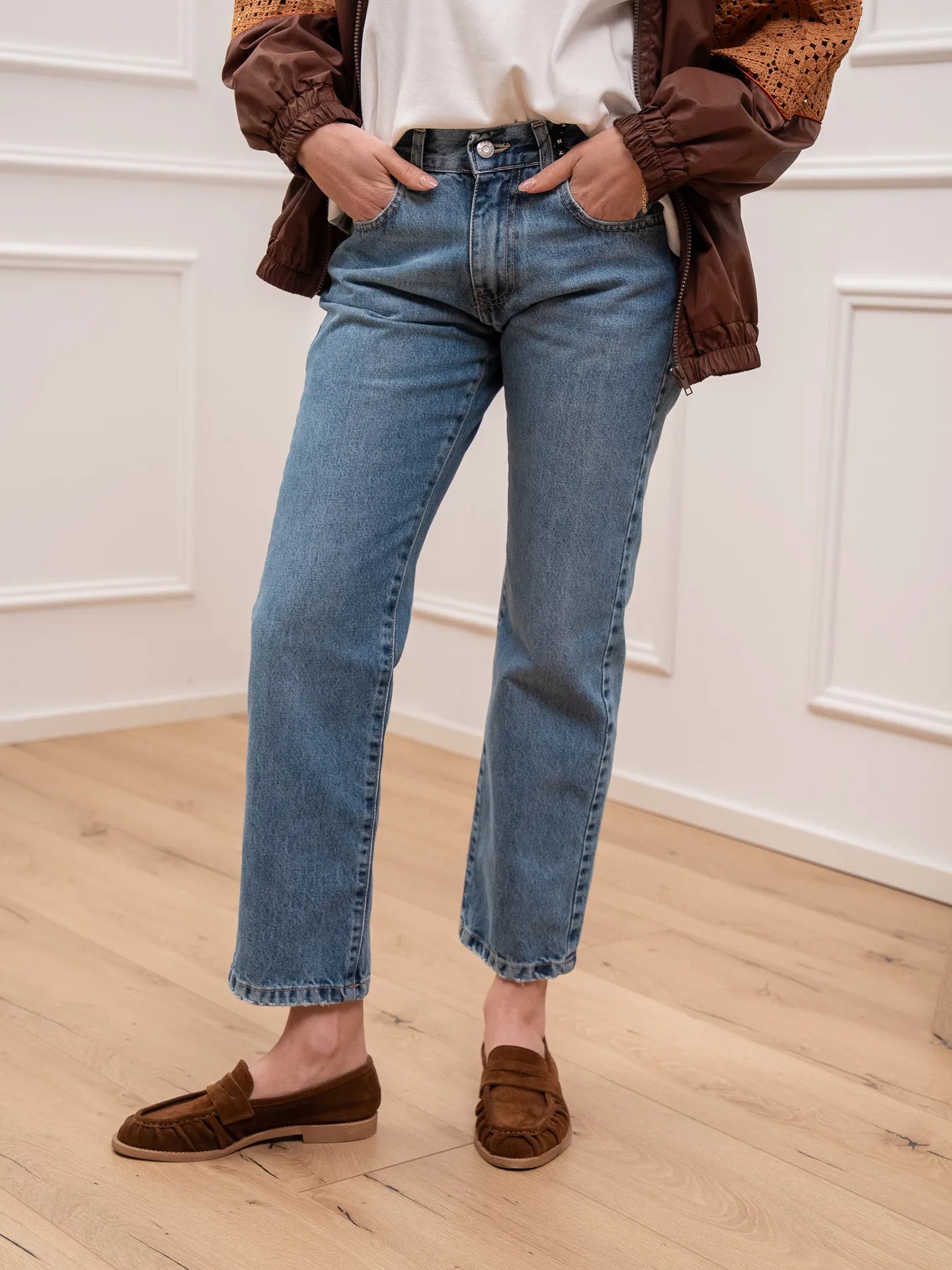 Jeans Lily cropped fit dritto - HaveOne