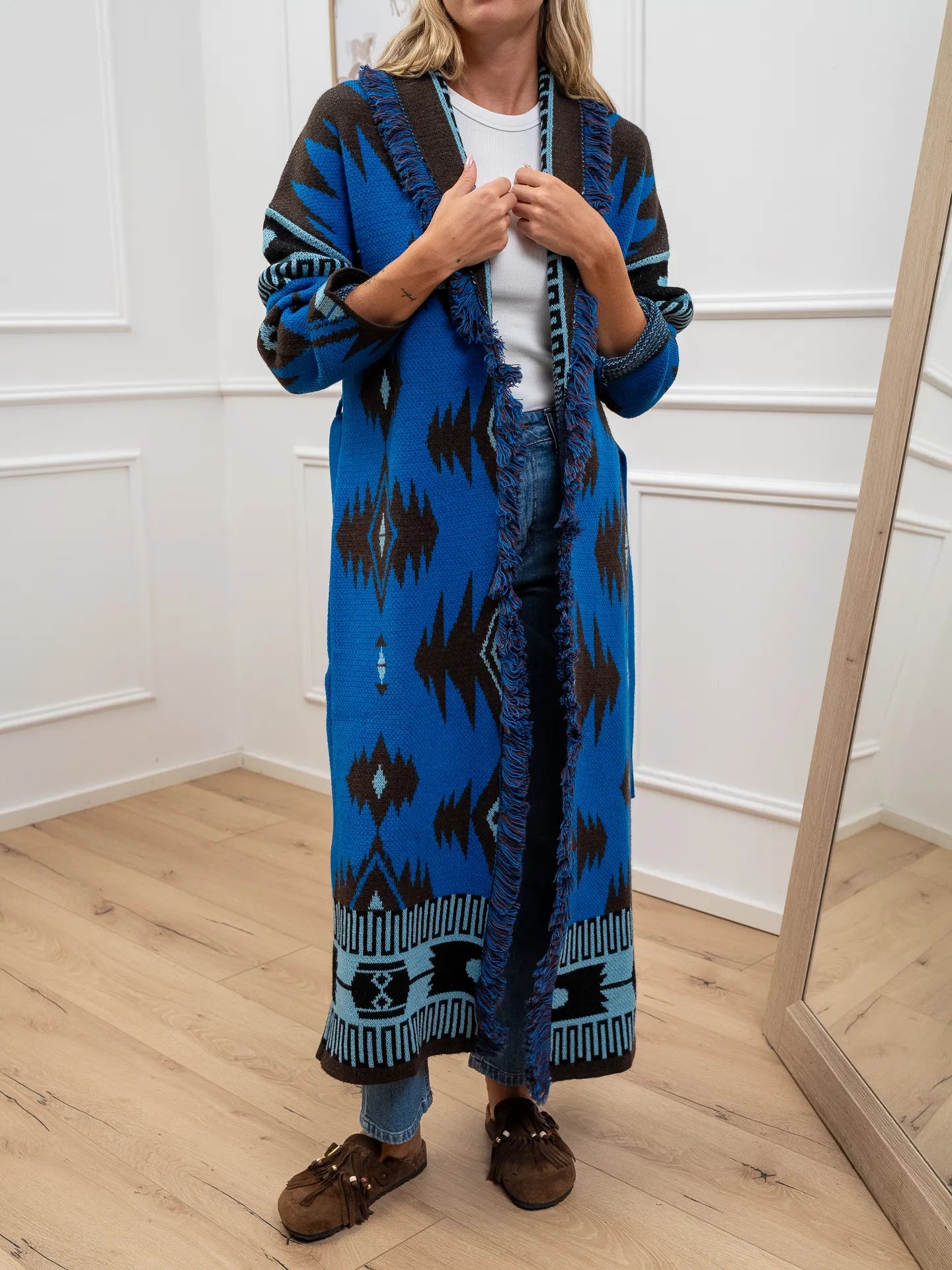 Cardigan lungo alanui blu - Vicolo