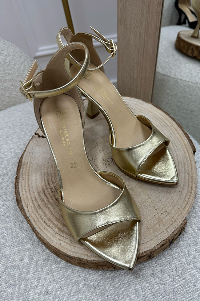 Sandali Selene charm platino - Divine Follie