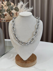 Collana catena girocollo argento - Calibro Shop
