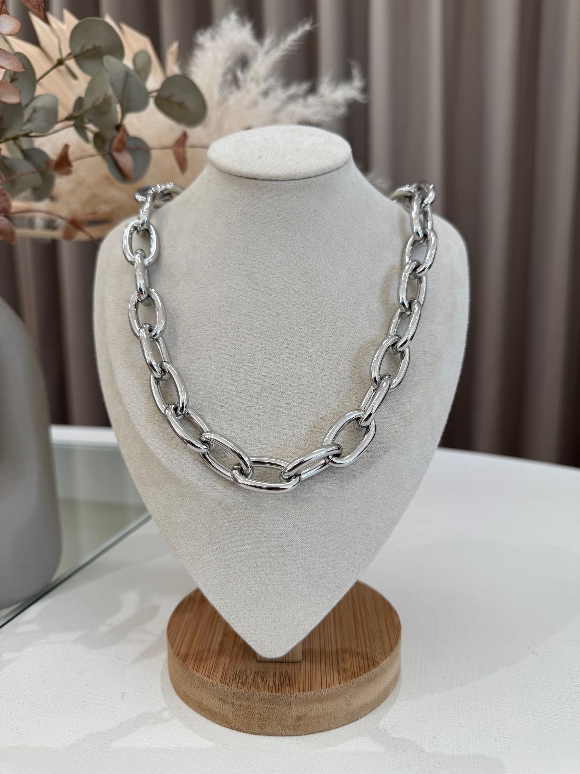 Collana catena girocollo argento - Calibro Shop