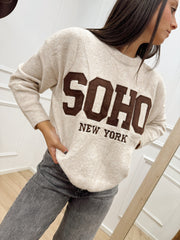 Maglia panna "Soho" misto lana - HaveOne
