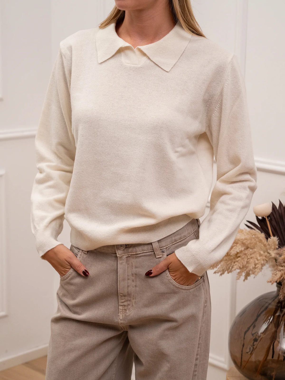 Maglia polo basic misto lana - HaveOne