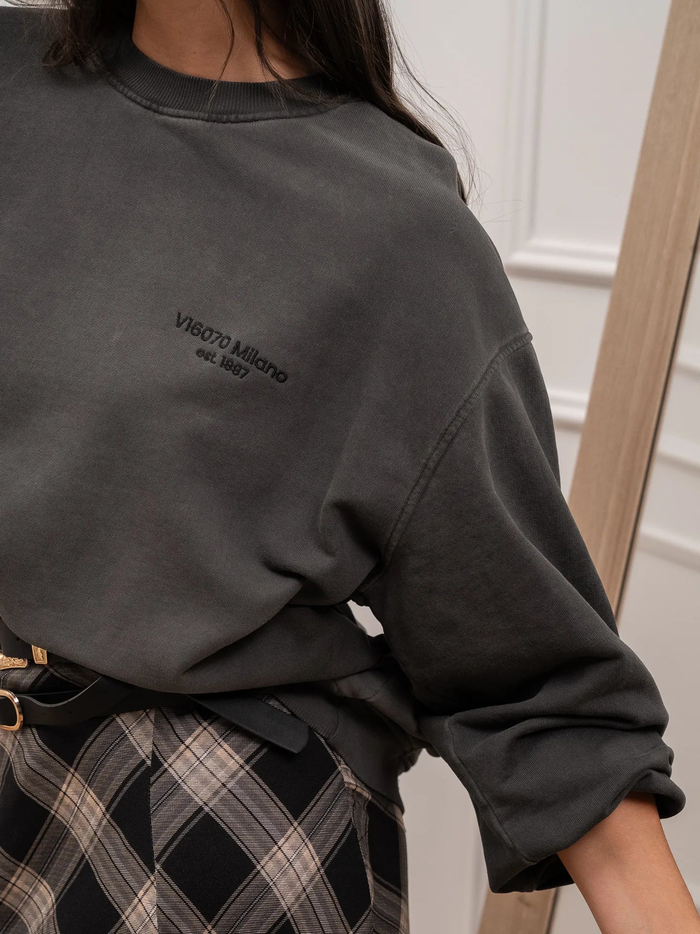 Felpa fumo vintage "Milano" - Vicolo