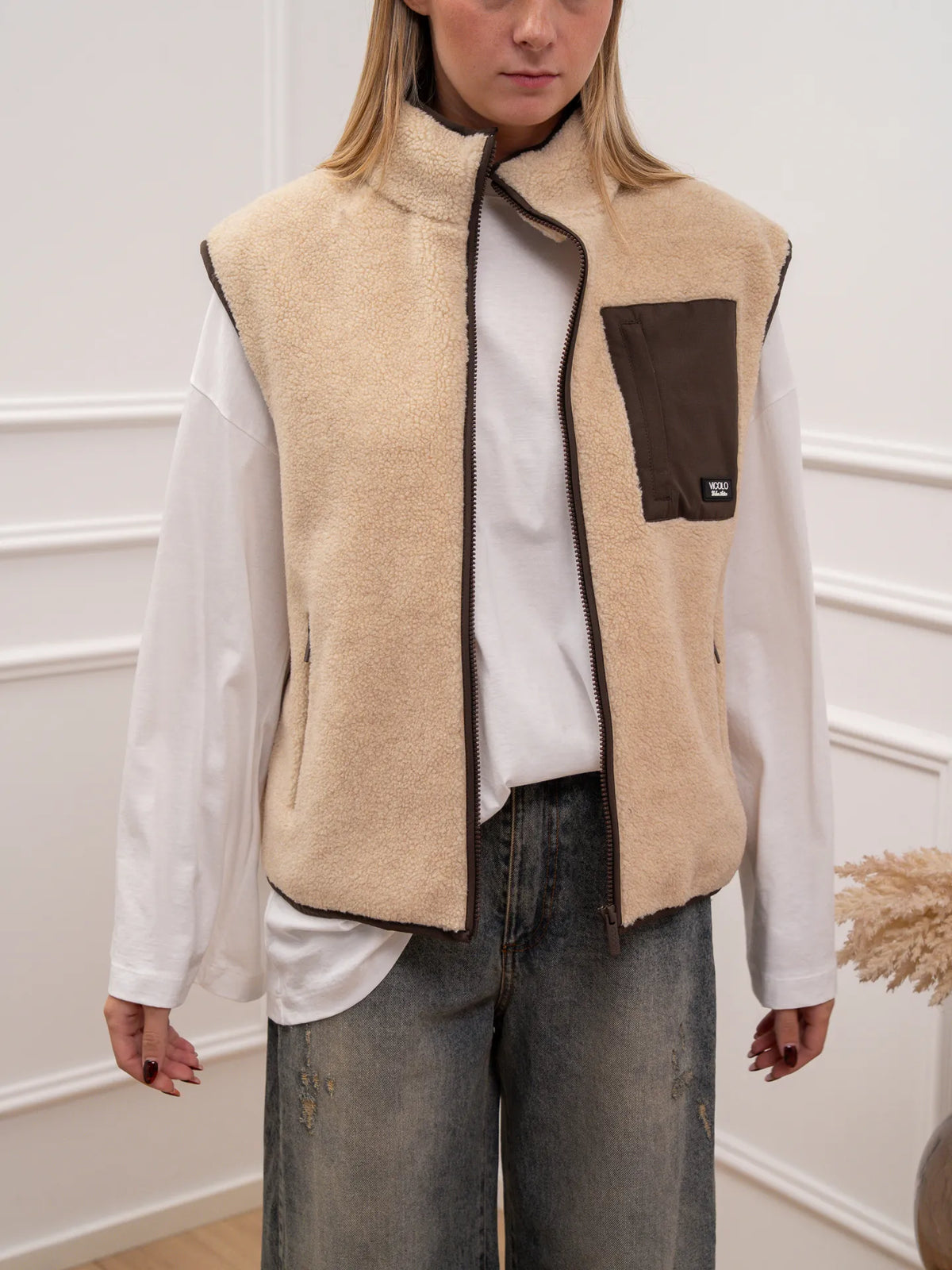 Gilet pile teddy Lima - Vicolo