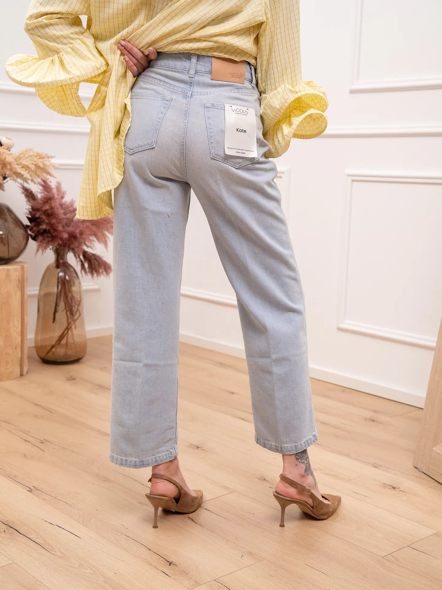 Jeans Kate dritto lavaggio chiaro - Vicolo