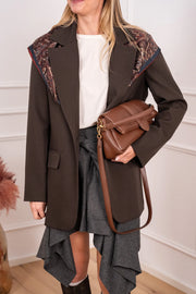 Giacca foulard monopetto - Vicolo