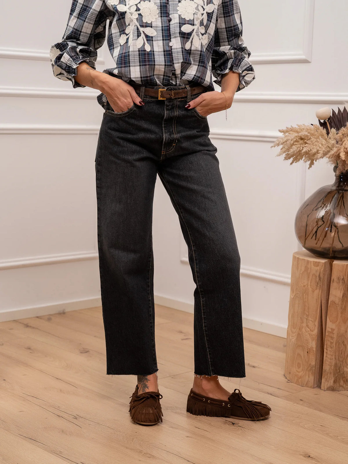 Jeans Jill nero - Icon Denim