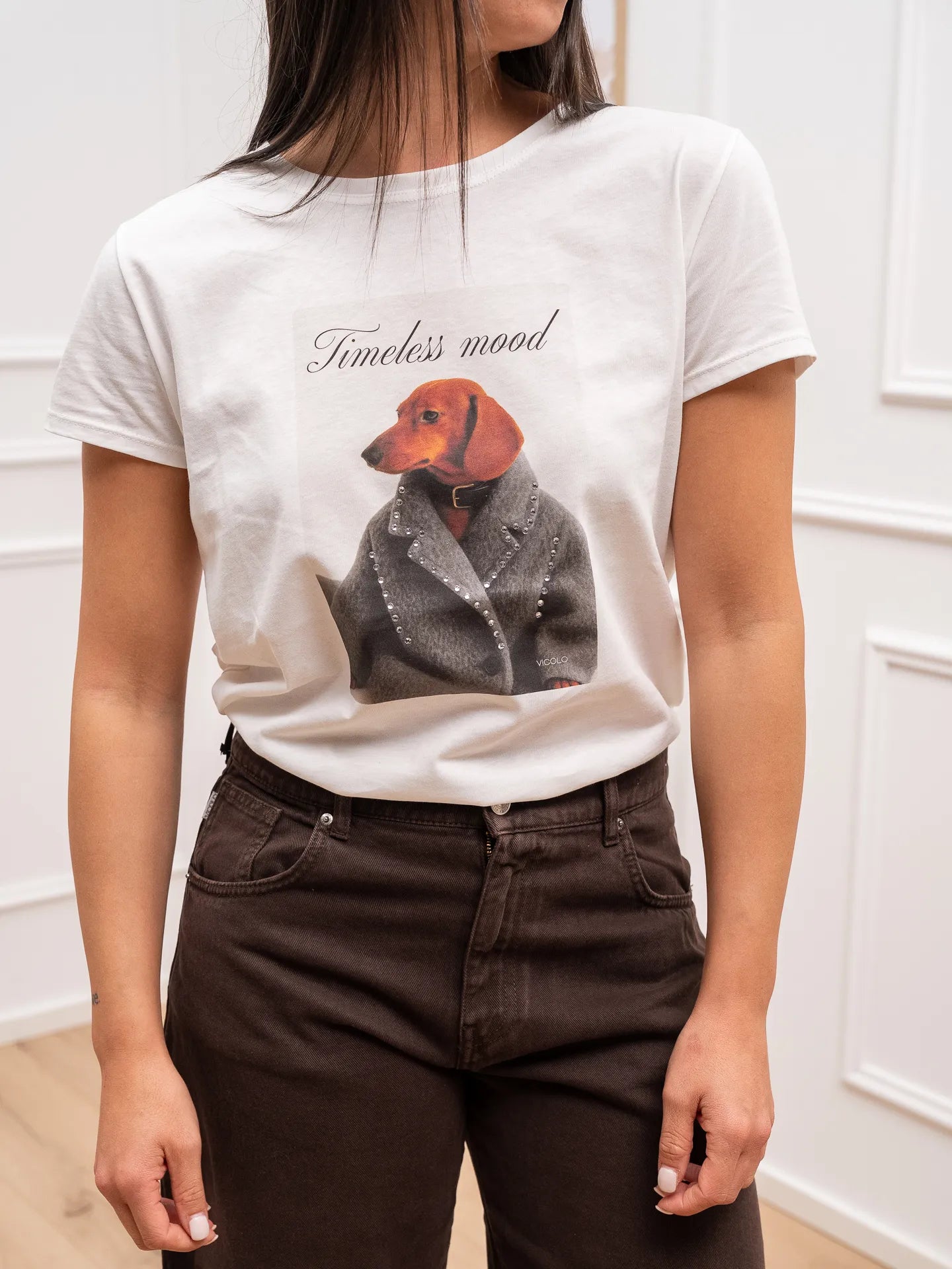 T shirt Timeless Mood slim fit - Vicolo