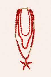 Collana maxi Stella Marina rossa - Calibro Shop