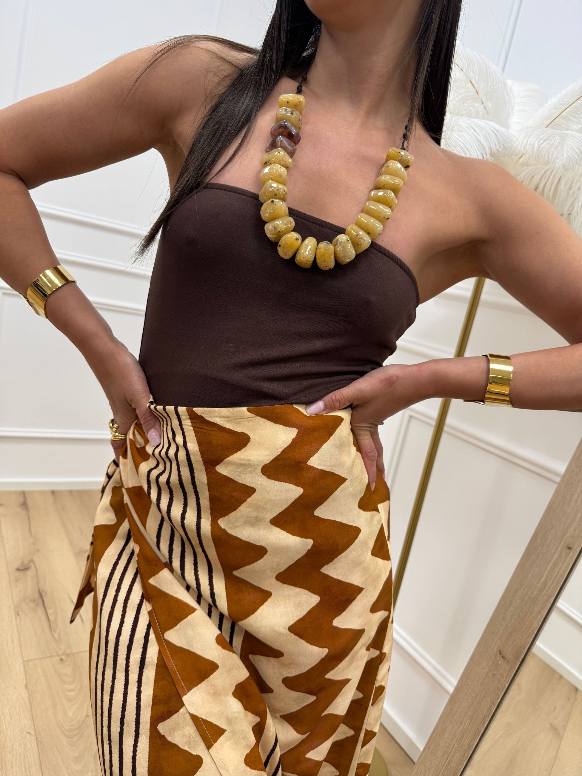 Set coordinato Bali top fascia e gonna pareo - HaveOne