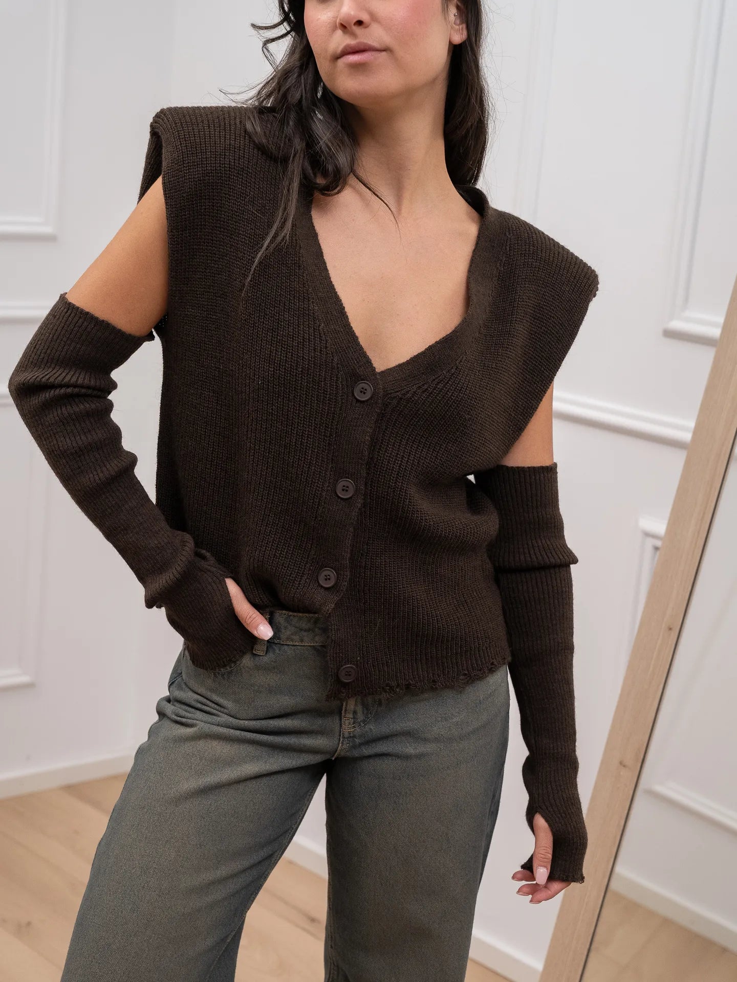 Gilet moro con manicotti - HaveOne