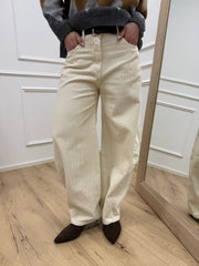 Pantaloni in velluto burro fit balloon - HaveOne
