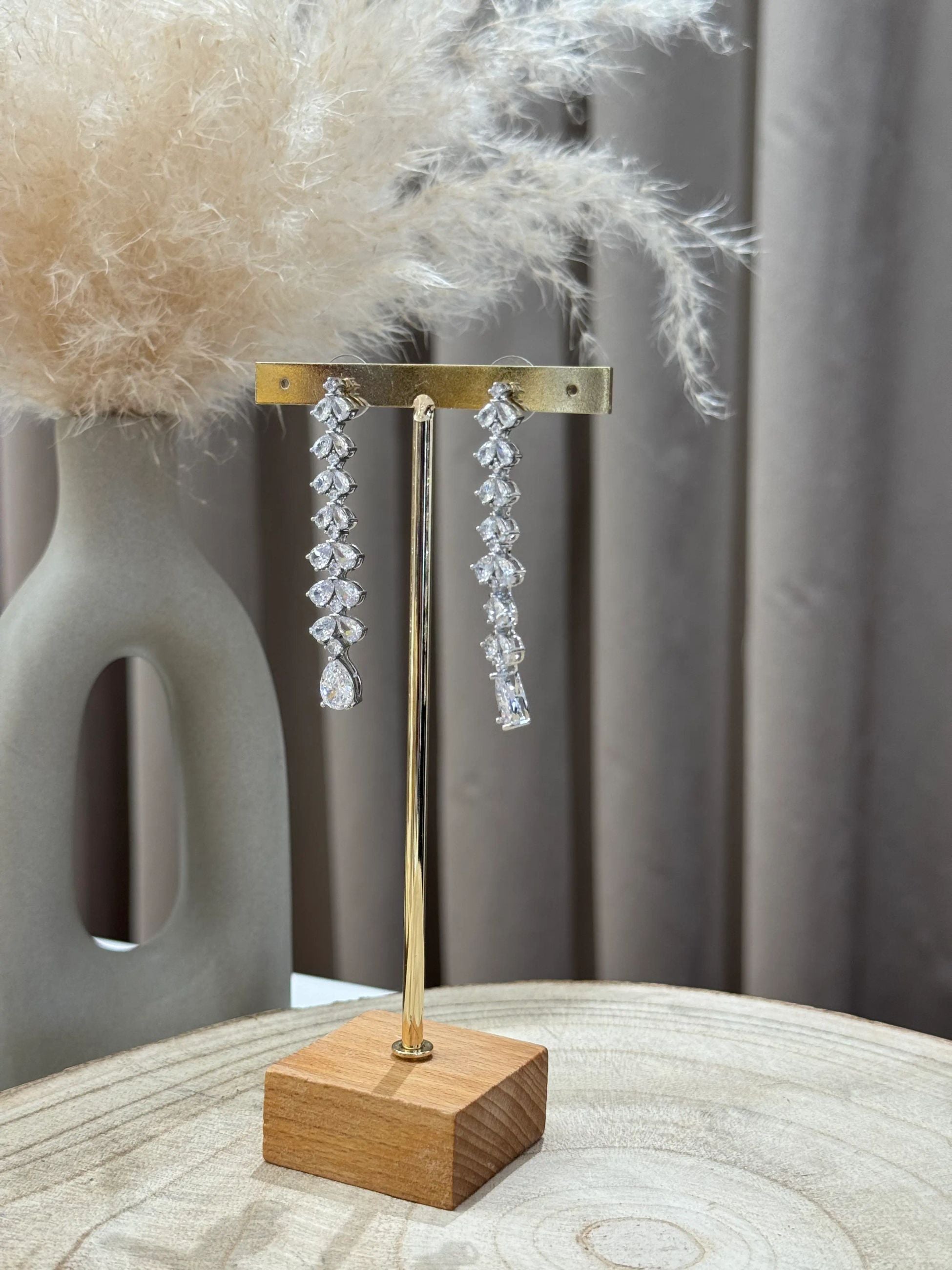 Orecchini pendenti sparkling argento - Calibro Shop