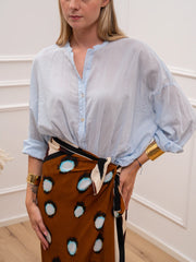 Camicia Daily cloud in mussola di cotone - Tensione In