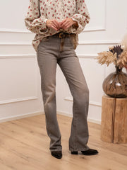 Jeans Linette in denim thè sabbiato- Vicolo