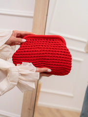 Borsa pasticcino crochet rossa - Calibro Shop