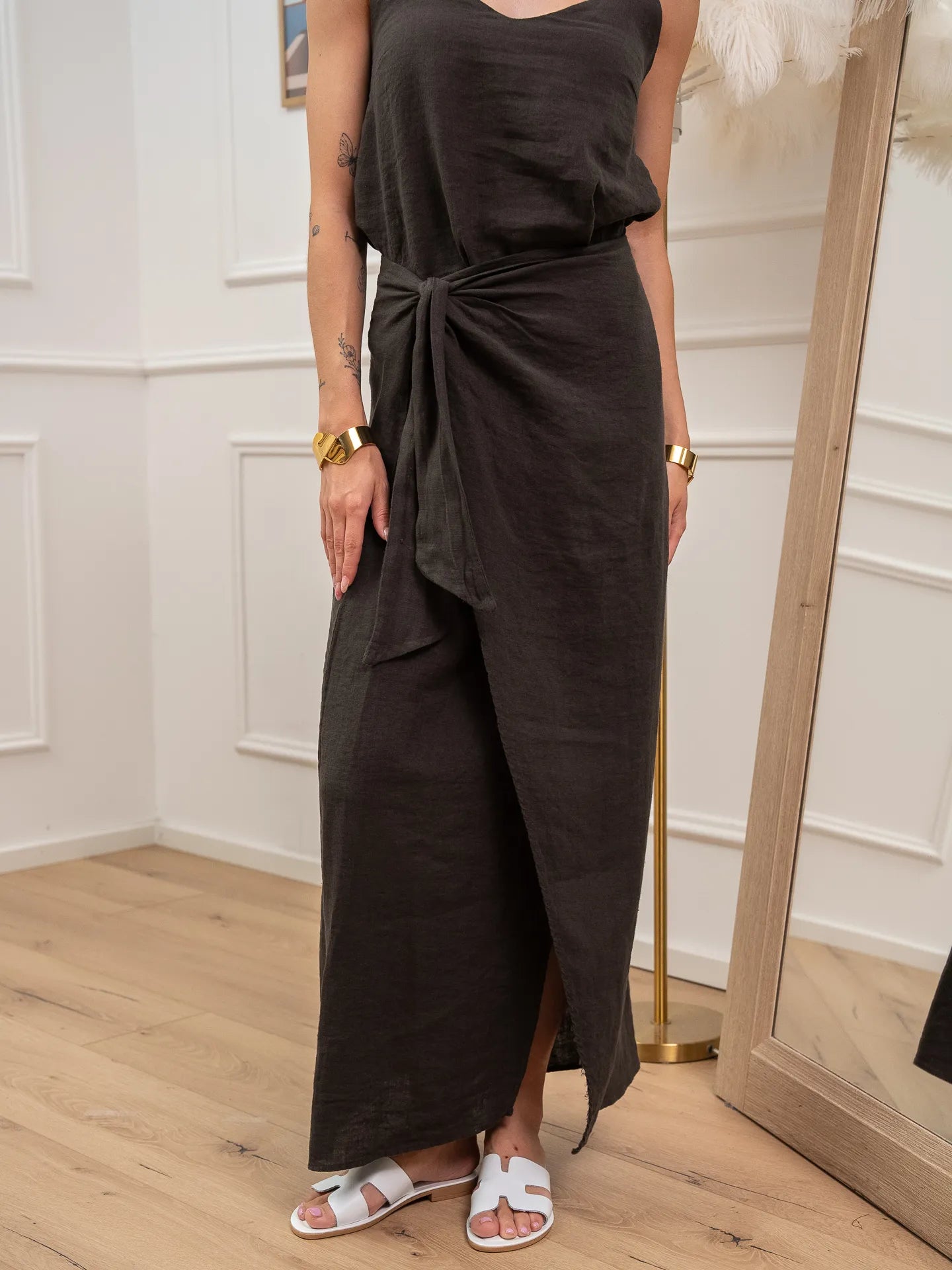 Gonna pareo moro in lino - HaveOne