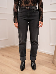 Jenas Maggie nero con risvolto - Vicolo