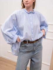 Camicia Waffle celeste - Crispy