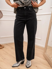 Jeans Kate nero straight fit - Vicolo