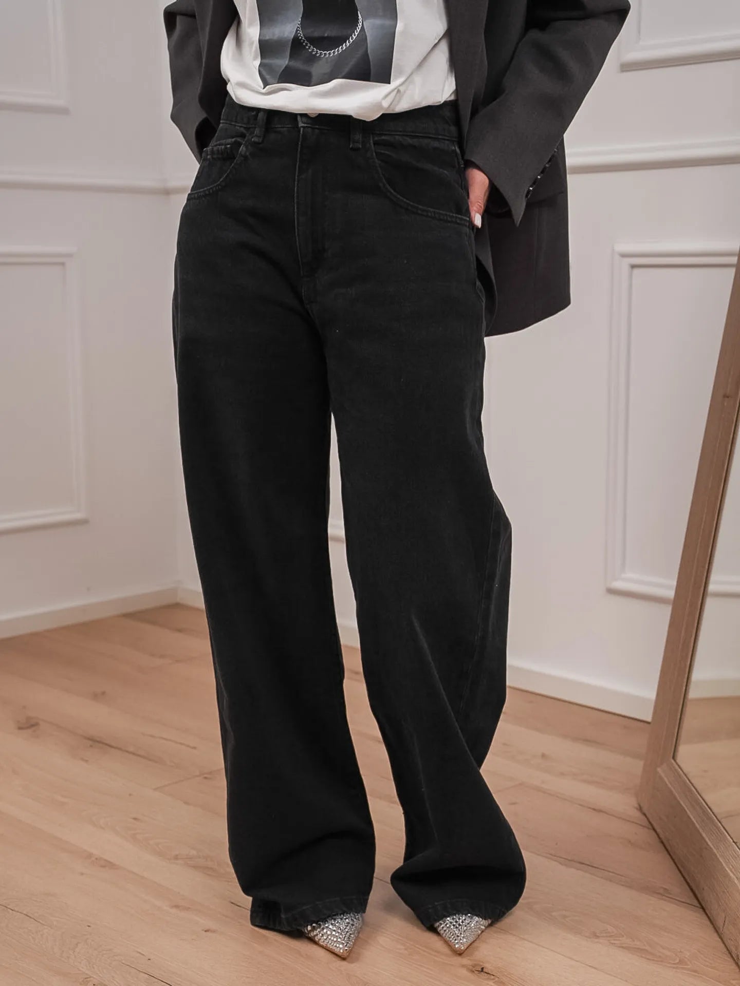 Jeans Poppy nero - Icon Denim