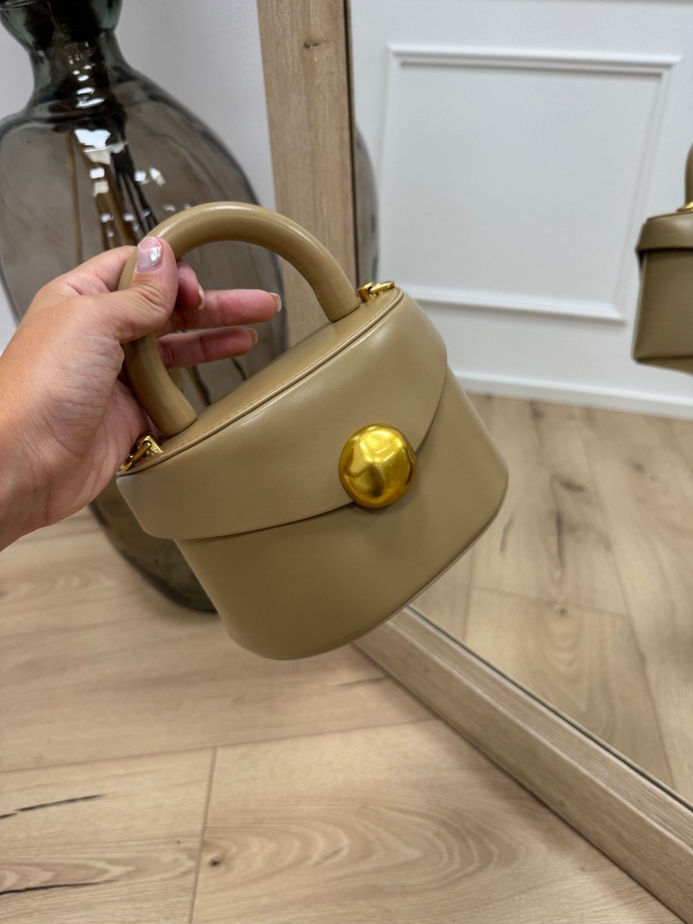 Borsa Vanity tortora - Calibro Shop