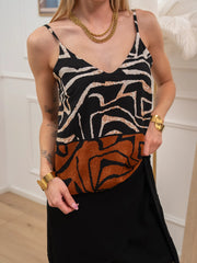 Canotta Animalier con spalline sottili - HaveOne