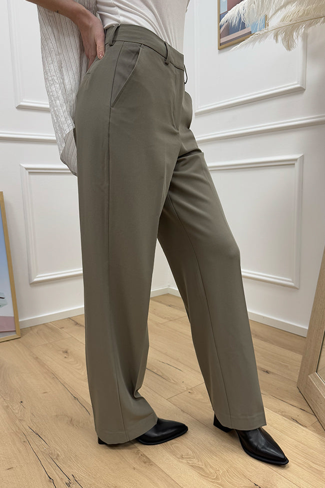 Pantaloni sartoriali dritti beige - JJXX