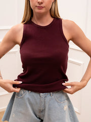 Canotta costine basic fico in cotone - HaveOne