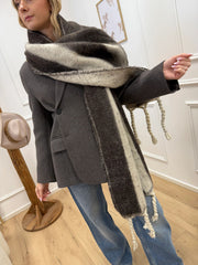 Sciarpa maxi chocolate stripe - Glamorous