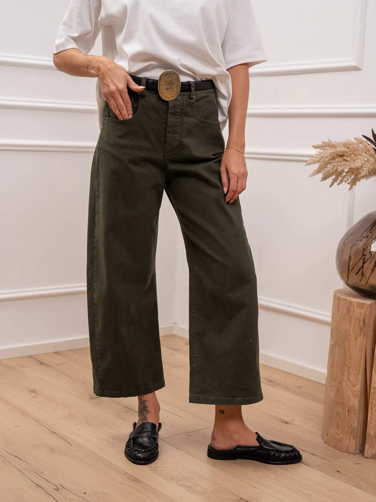 Jeans Denver in cotone con cintura ovale - Tensione In