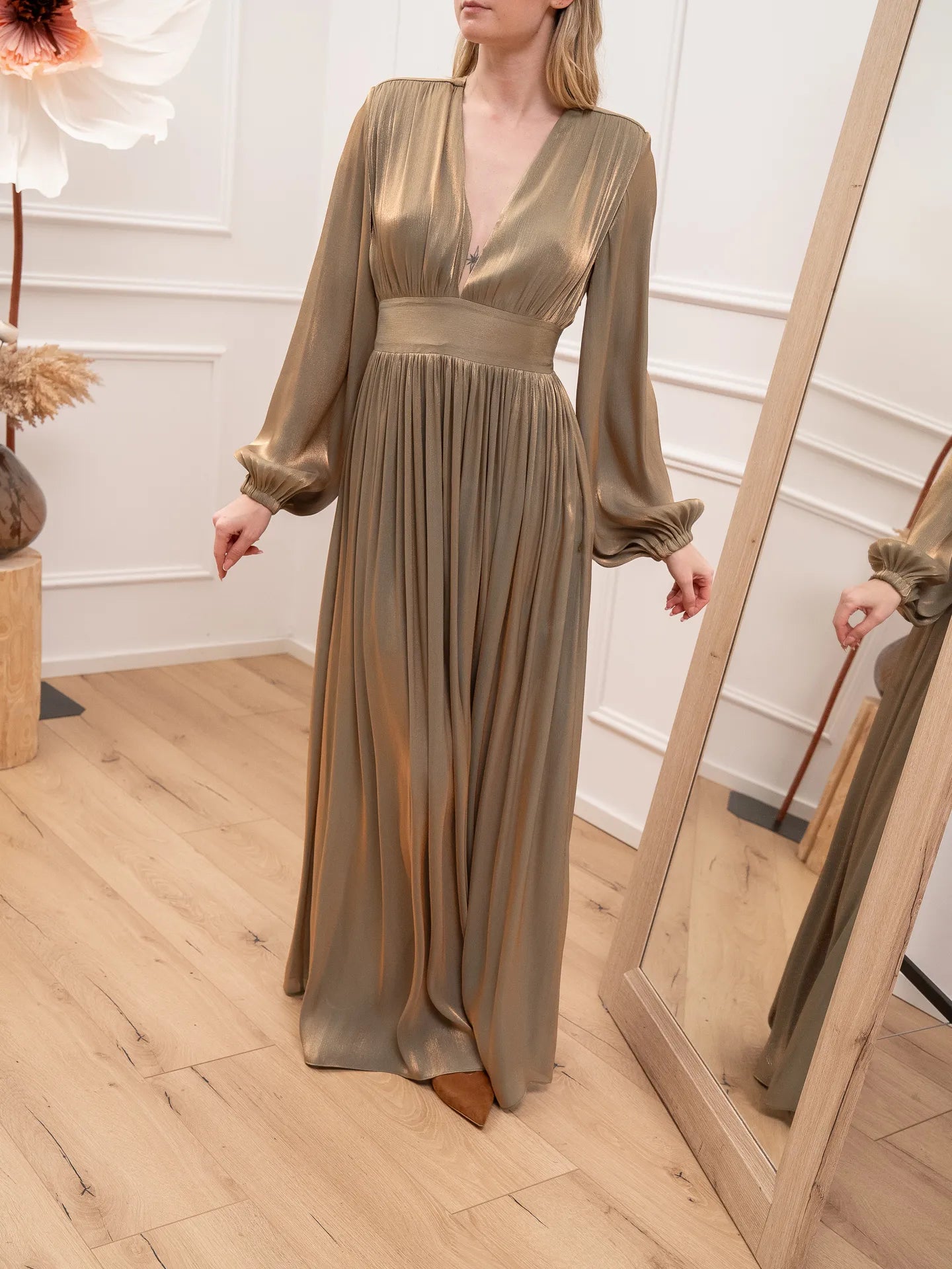 Vestito Imperial spalmato olio - Silence Limited