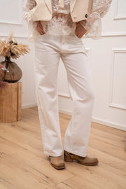 Jeans Benny bull denim bianco - HaveOne