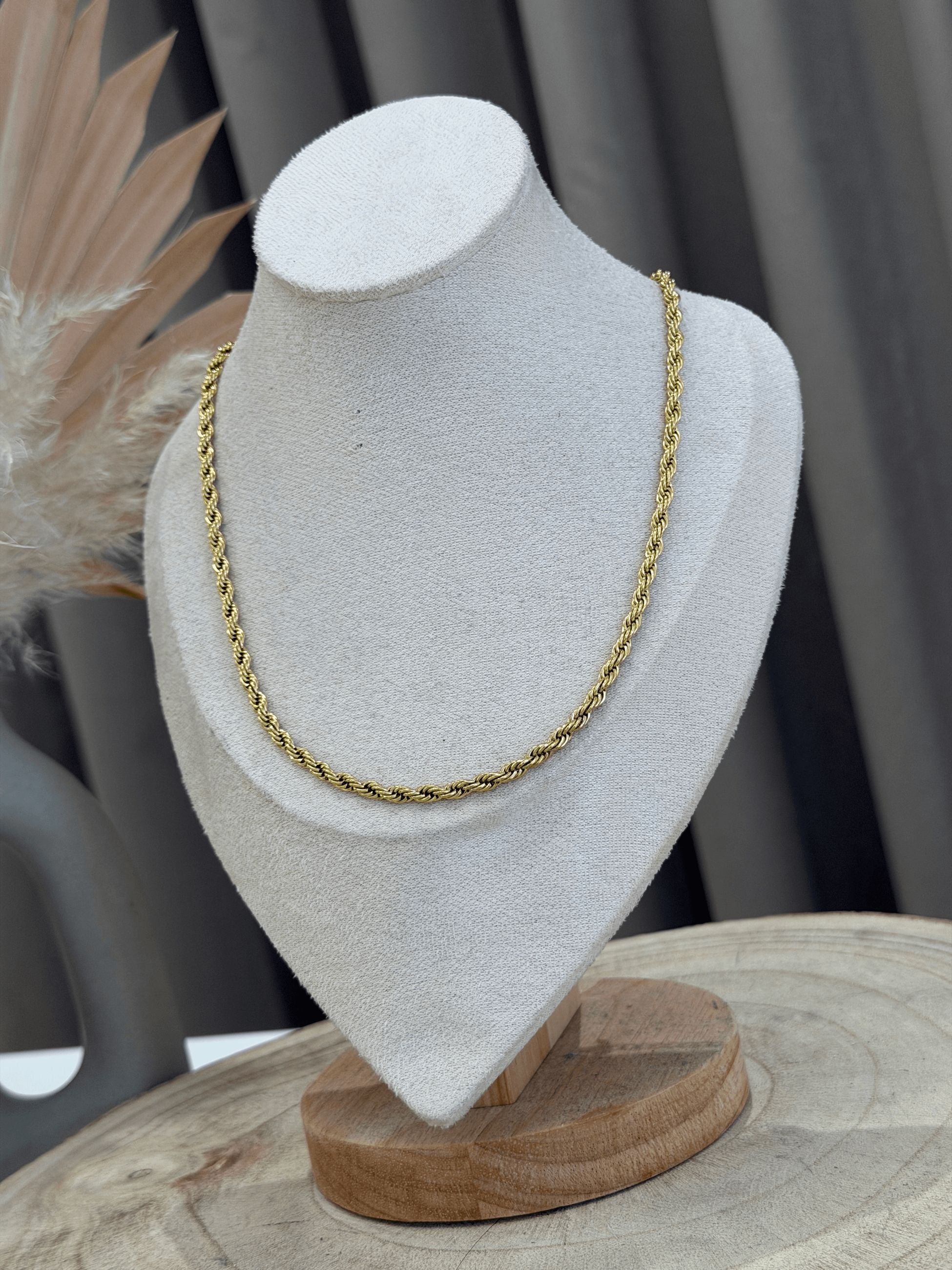 Collana mini Torchon oro corta - Calibro Shop