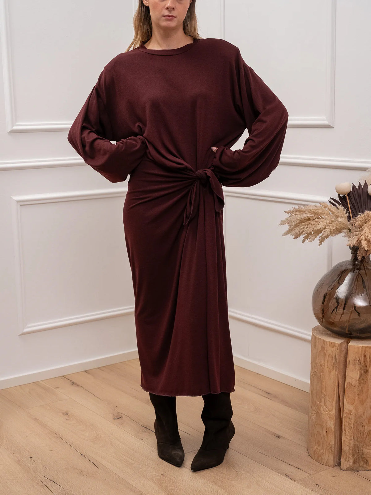 Vestito Twist con nodo soft touch - Tensione In