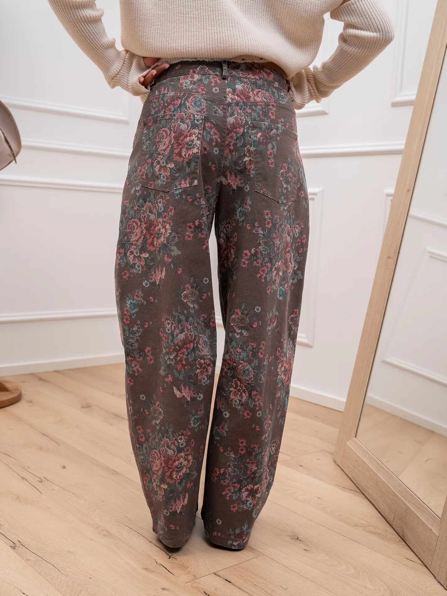Jeans flower balloon fit - Vicolo