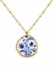Collana Maiolica blu - Calibro Shop