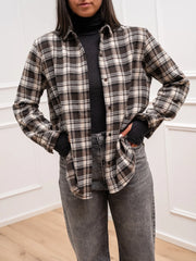 Camicia check burro, moro in flanella - HaveOne
